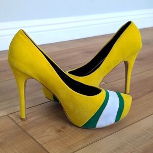 Retro platform heels